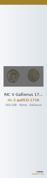RIC V Gallienus 171A — CANOA