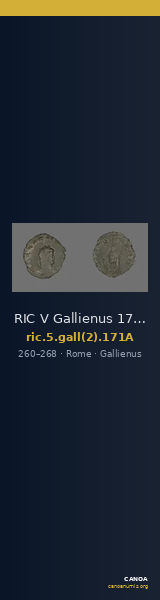 RIC V Gallienus 171A — CANOA