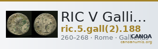 RIC V Gallienus 188 — CANOA