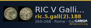 RIC V Gallienus 188 — CANOA