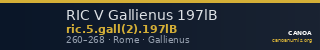 RIC V Gallienus 197lB — CANOA