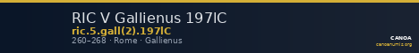 RIC V Gallienus 197lC — CANOA