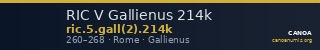 RIC V Gallienus 214k — CANOA
