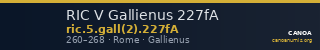 RIC V Gallienus 227fA — CANOA