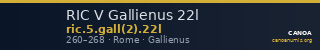 RIC V Gallienus 22l — CANOA