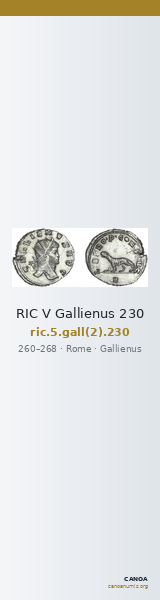 RIC V Gallienus 230 — CANOA