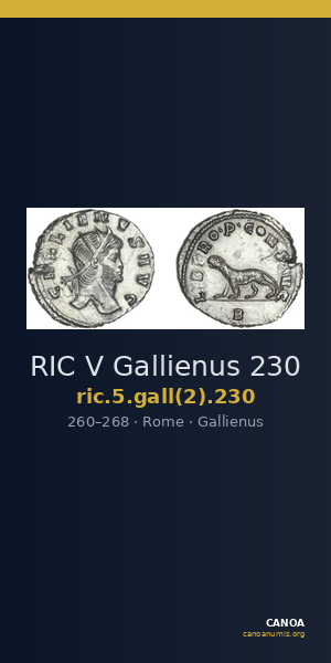 RIC V Gallienus 230 — CANOA