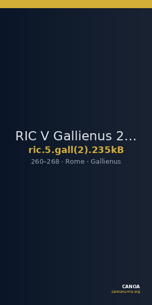 RIC V Gallienus 235kB — CANOA