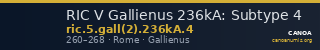 RIC V Gallienus 236kA: Subtype 4 — CANOA