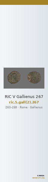 RIC V Gallienus 267 — CANOA