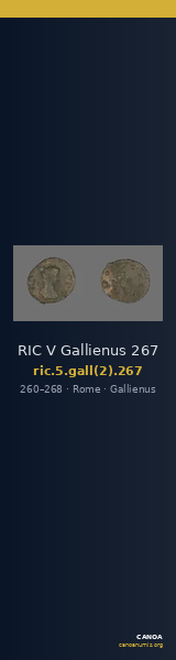 RIC V Gallienus 267 — CANOA