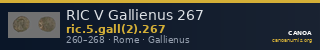 RIC V Gallienus 267 — CANOA