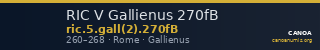 RIC V Gallienus 270fB — CANOA