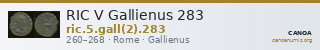 RIC V Gallienus 283 — CANOA