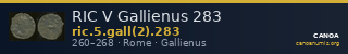 RIC V Gallienus 283 — CANOA