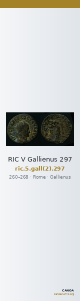 RIC V Gallienus 297 — CANOA