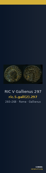 RIC V Gallienus 297 — CANOA