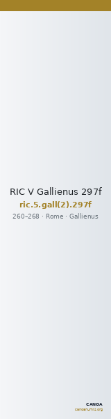 RIC V Gallienus 297f — CANOA