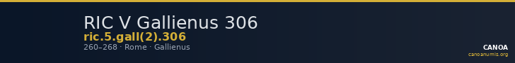 RIC V Gallienus 306 — CANOA