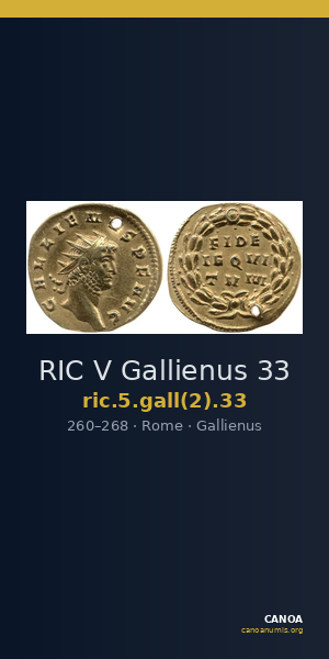 RIC V Gallienus 33 — CANOA