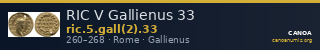RIC V Gallienus 33 — CANOA
