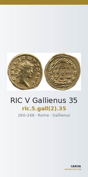 RIC V Gallienus 35 — CANOA