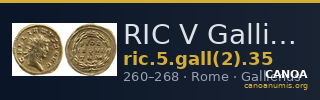 RIC V Gallienus 35 — CANOA