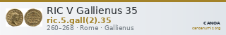 RIC V Gallienus 35 — CANOA