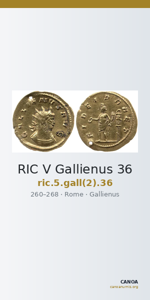 RIC V Gallienus 36 — CANOA