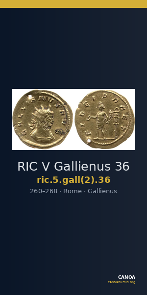 RIC V Gallienus 36 — CANOA