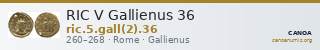 RIC V Gallienus 36 — CANOA