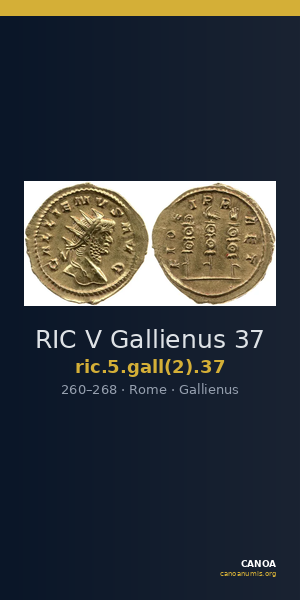 RIC V Gallienus 37 — CANOA