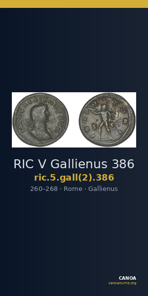 RIC V Gallienus 386 — CANOA