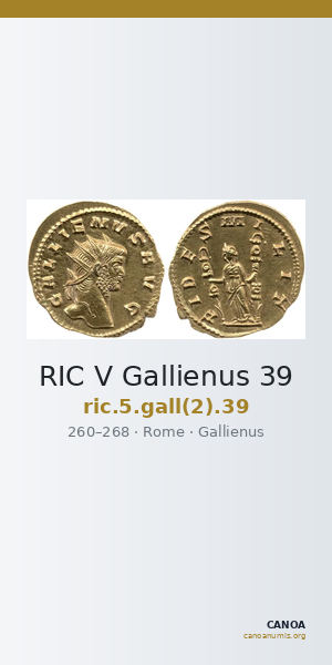 RIC V Gallienus 39 — CANOA