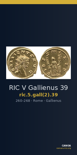 RIC V Gallienus 39 — CANOA