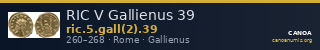 RIC V Gallienus 39 — CANOA