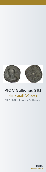RIC V Gallienus 391 — CANOA