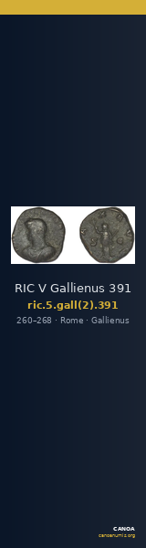 RIC V Gallienus 391 — CANOA