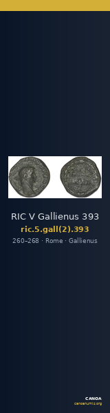 RIC V Gallienus 393 — CANOA