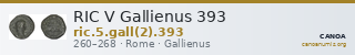 RIC V Gallienus 393 — CANOA