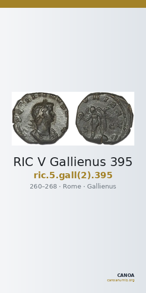 RIC V Gallienus 395 — CANOA