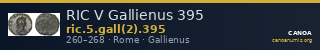 RIC V Gallienus 395 — CANOA