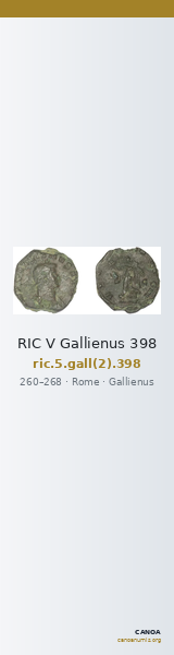 RIC V Gallienus 398 — CANOA
