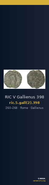 RIC V Gallienus 398 — CANOA