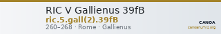 RIC V Gallienus 39fB — CANOA
