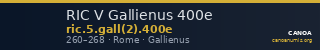 RIC V Gallienus 400e — CANOA