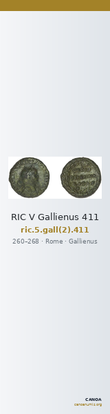RIC V Gallienus 411 — CANOA