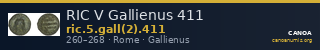 RIC V Gallienus 411 — CANOA