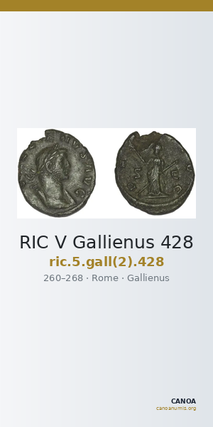 RIC V Gallienus 428 — CANOA