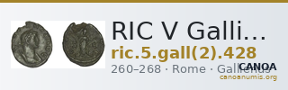 RIC V Gallienus 428 — CANOA